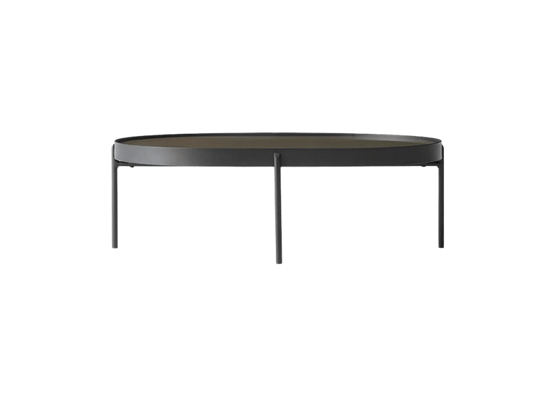 NoNo Table - Audo Copenhagen Tables + Desks - Large / Brown Glass - HORNE