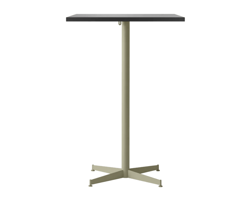 Nook Bar Table - Audo Copenhagen Tables + Desks - Ø24 in - Olive - Estremoz Marble - HORNE