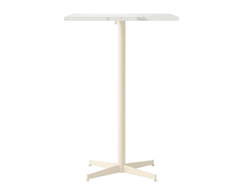 Nook Bar Table - Audo Copenhagen Tables + Desks - Ø24 in - Olive - Estremoz Marble - HORNE