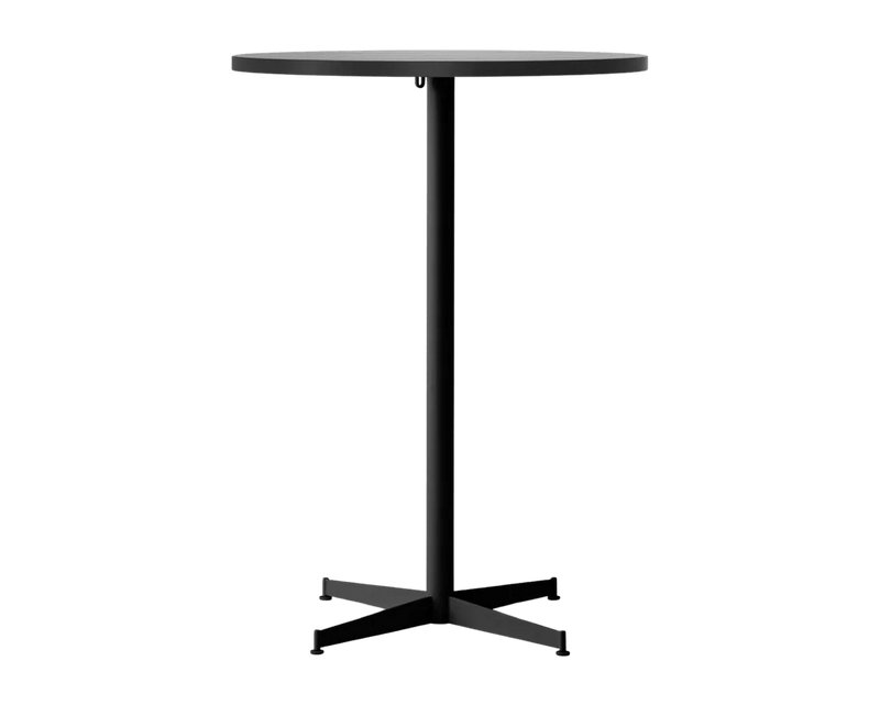Nook Bar Table - Audo Copenhagen Tables + Desks - Ø24 in - Olive - Estremoz Marble - HORNE