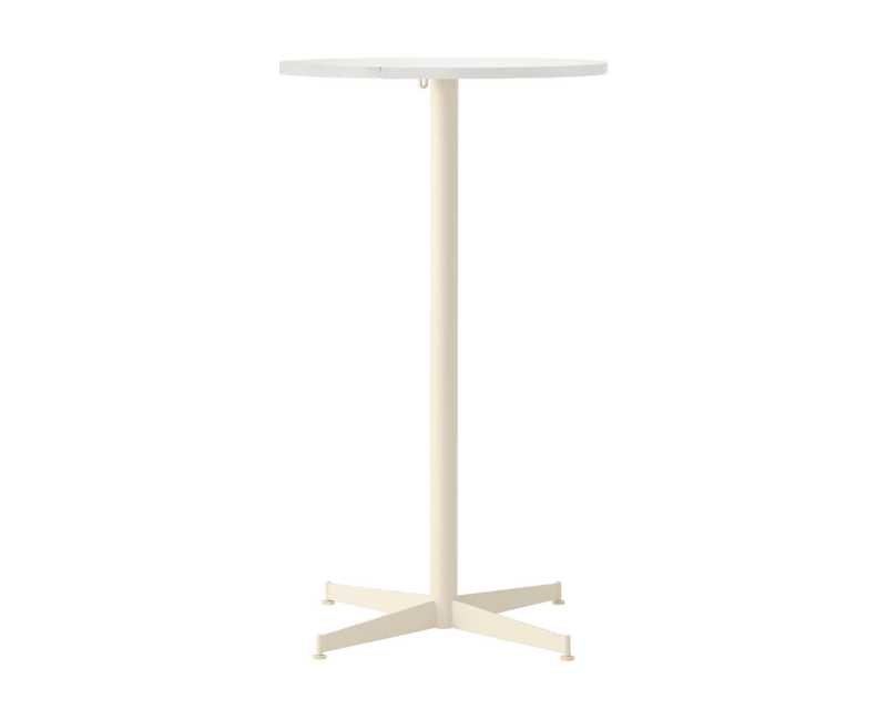 Nook Bar Table - Audo Copenhagen Tables + Desks - Ø24 in - Olive - Estremoz Marble - HORNE