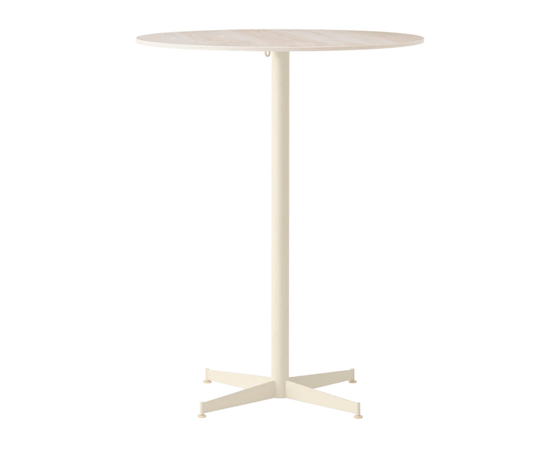 Nook Bar Table - Audo Copenhagen Tables + Desks - Ø24 in - Olive - Estremoz Marble - HORNE