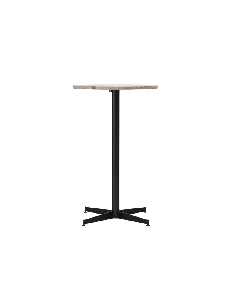 Nook Counter Table - Audo Copenhagen Tables + Desks - Ø24 in - Olive - Estremoz Marble - HORNE