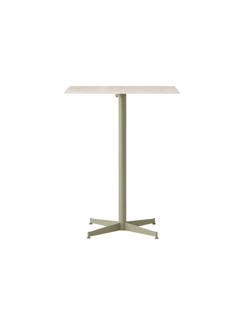 Nook Counter Table - Audo Copenhagen Tables + Desks - Ø24 in - Olive - Estremoz Marble - HORNE