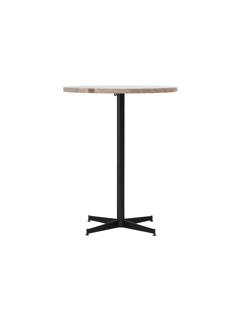 Nook Counter Table - Audo Copenhagen Tables + Desks - Ø24 in - Olive - Estremoz Marble - HORNE