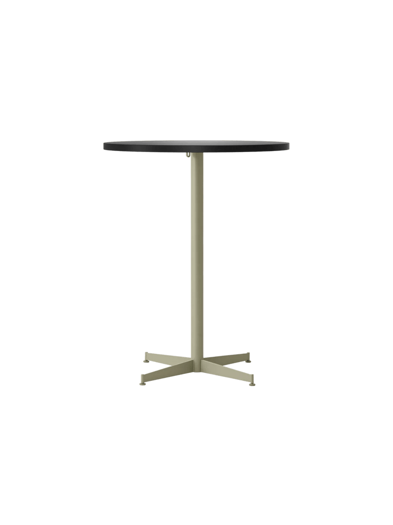 Nook Counter Table - Audo Copenhagen Tables + Desks - Ø24 in - Olive - Estremoz Marble - HORNE