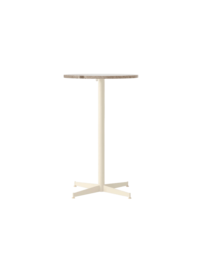 Nook Counter Table - Audo Copenhagen Tables + Desks - Ø24 in - Olive - Estremoz Marble - HORNE