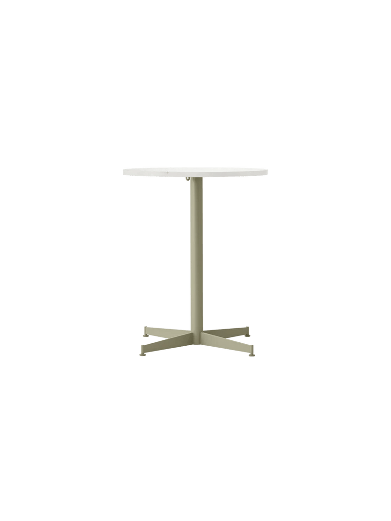 Nook Dining Table - Audo Copenhagen Tables + Desks - Ø24 in - Olive - Estremoz Marble - HORNE