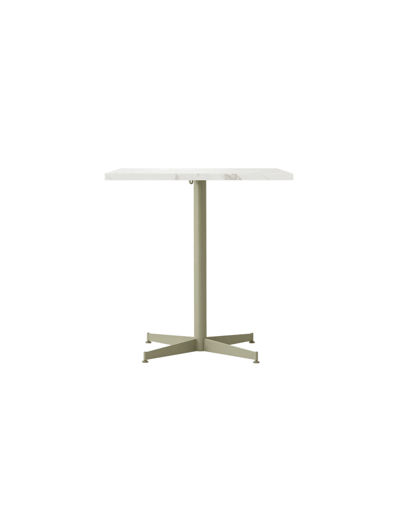 Nook Dining Table - Audo Copenhagen Tables + Desks - Ø24 in - Olive - Estremoz Marble - HORNE