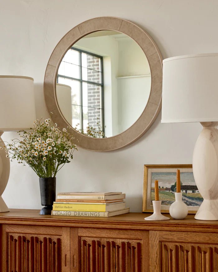 Norse Mirror - Circle - Lostine - Mirrors - Au Lait - HORNE