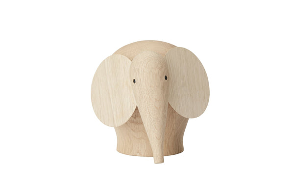 Nunu Elephant - Oak - Woud Art + Objects - Medium - HORNE