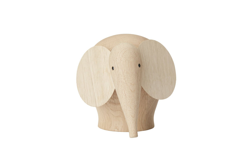 Nunu Elephant - Oak - Woud Art + Objects - Mini - HORNE