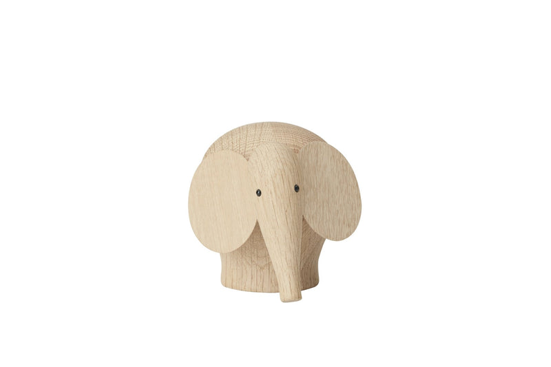 Nunu Elephant - Oak - Woud Art + Objects - Mini - HORNE