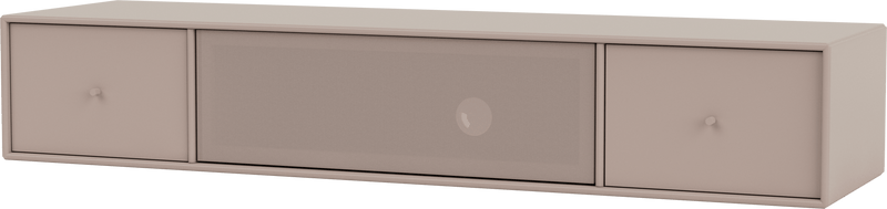 Octave II TV & Sound Bench - Wall Mounted - Montana - Sideboards + Cabinets - Anthracite - HORNE