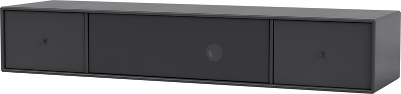 Octave II TV & Sound Bench - Wall Mounted - Montana - Sideboards + Cabinets - Anthracite - HORNE