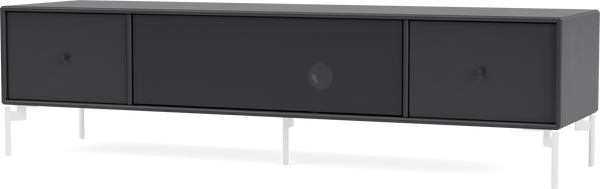 Octave II TV & Sound Bench - With Legs - Montana - Sideboards + Cabinets - Anthracite - Snow - HORNE