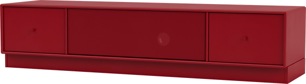 Octave II TV & Sound Bench - With Plinth Base - Montana - Sideboards + Cabinets - Beetroot - 2.7" - HORNE