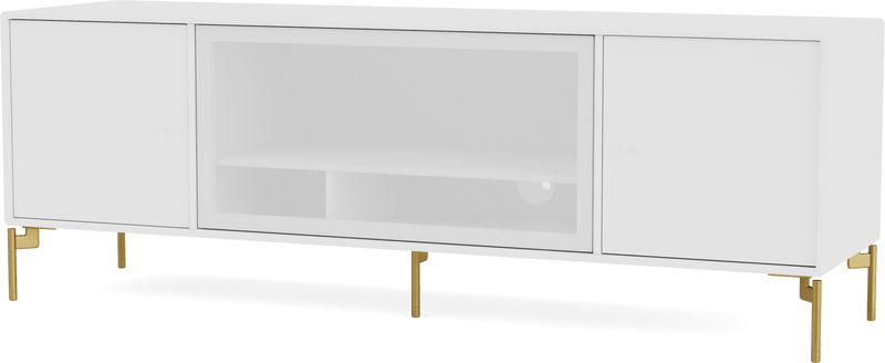 Octave III TV Table - With Legs - Montana - Sideboards + Cabinets - Anthracite - Matte Chrome - HORNE