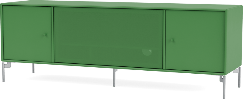 Octave III TV Table - With Legs - Montana - Sideboards + Cabinets - Anthracite - Matte Chrome - HORNE