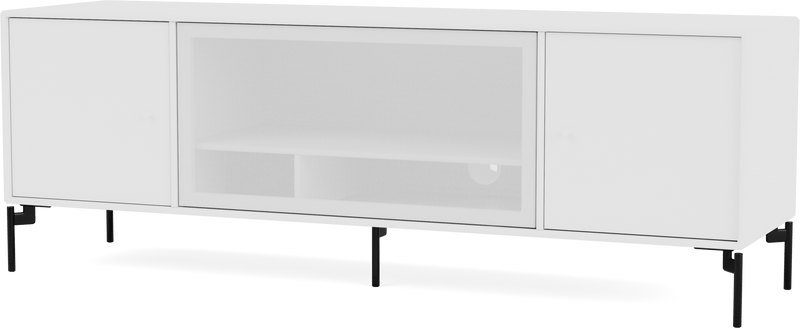 Octave III TV Table - With Legs - Montana - Sideboards + Cabinets - Anthracite - Matte Chrome - HORNE