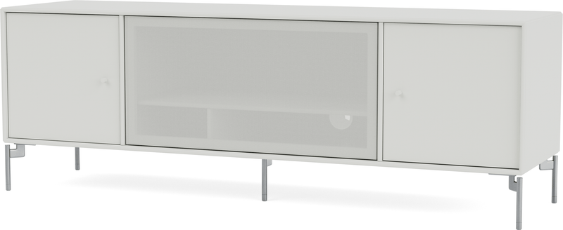 Octave III TV Table - With Legs - Montana - Sideboards + Cabinets - Anthracite - Matte Chrome - HORNE