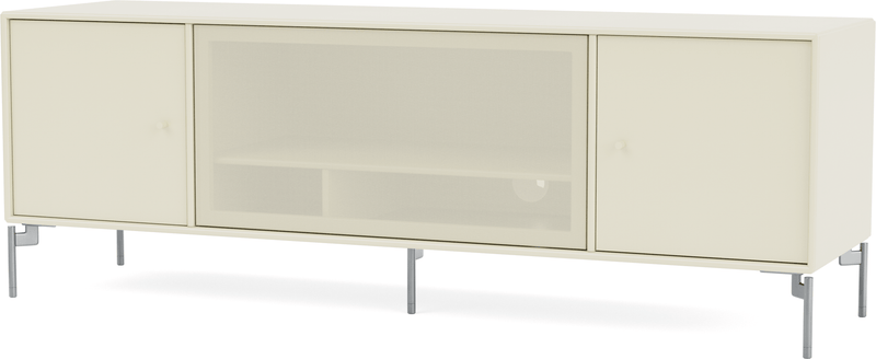 Octave III TV Table - With Legs - Montana - Sideboards + Cabinets - Anthracite - Matte Chrome - HORNE