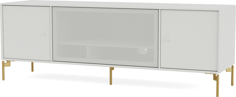 Octave III TV Table - With Legs - Montana - Sideboards + Cabinets - Anthracite - Matte Chrome - HORNE