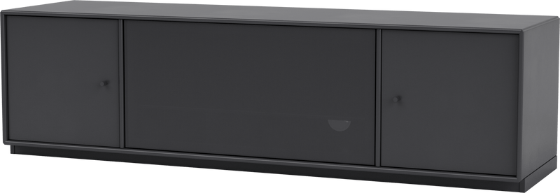 Octave III TV Table - With Plinth Base - Montana - Sideboards + Cabinets - Anthracite - 1.2