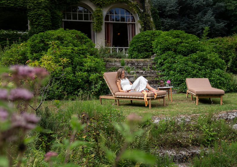 Oda Sunlounger - Vincent Sheppard Outdoor Furniture - HORNE