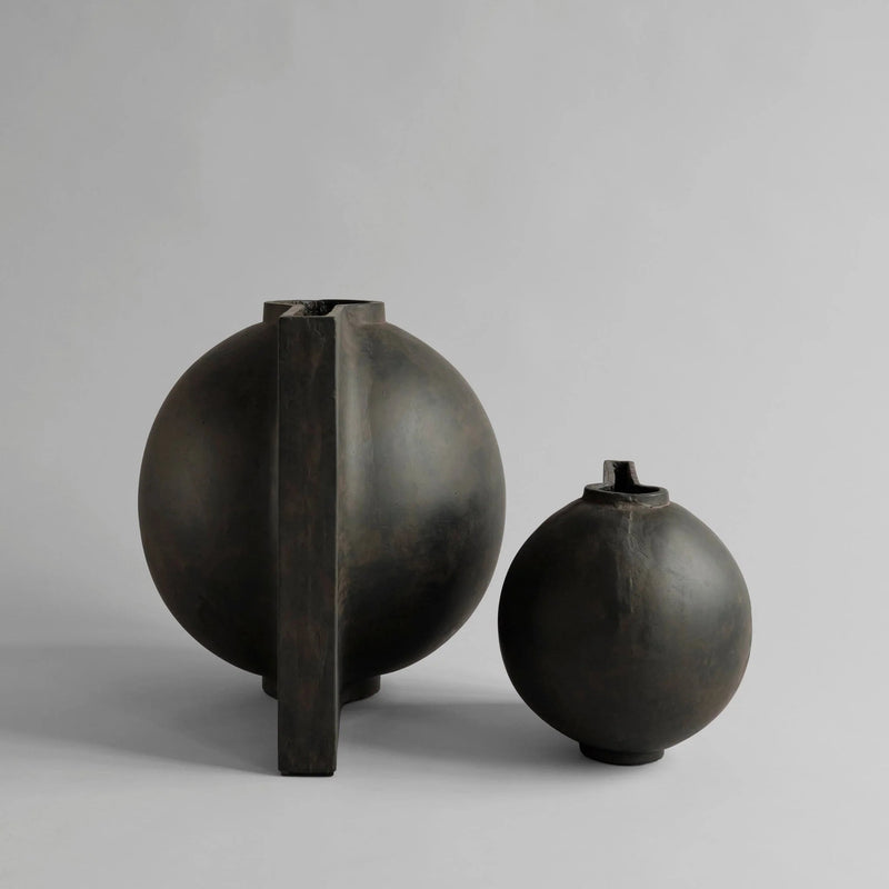 Offset Vase - 101 Copenhagen Vases - Mini - Dark Grey - HORNE