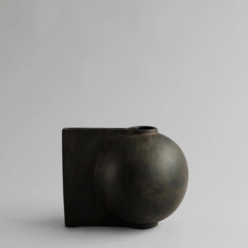 Offset Vase - 101 Copenhagen Vases - Mini - Dark Grey - HORNE