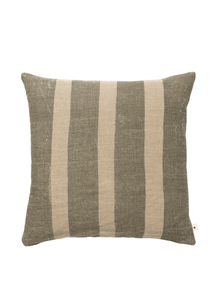 Oleo Cushion - Ferm Living Bedding + Pillows - Natural/Black - HORNE