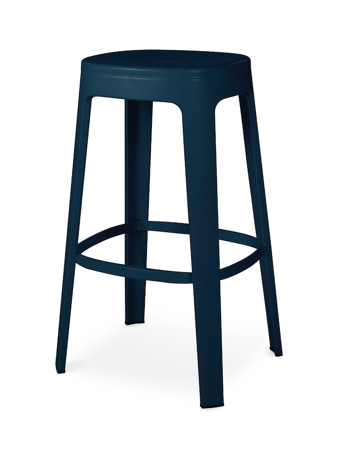 Ombra Bar Stool  RS Barcelona - Stools + Benches + Ottomans - Add Backrest - Green - HORNE