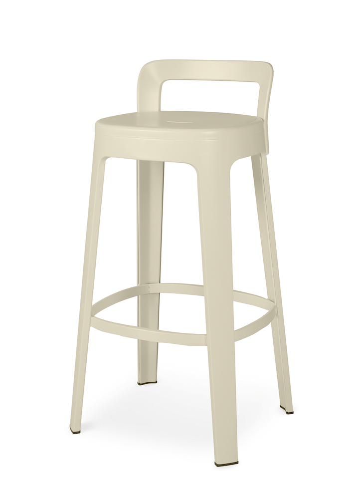 Ombra Bar Stool  RS Barcelona - Stools + Benches + Ottomans - Add Backrest - Green - HORNE