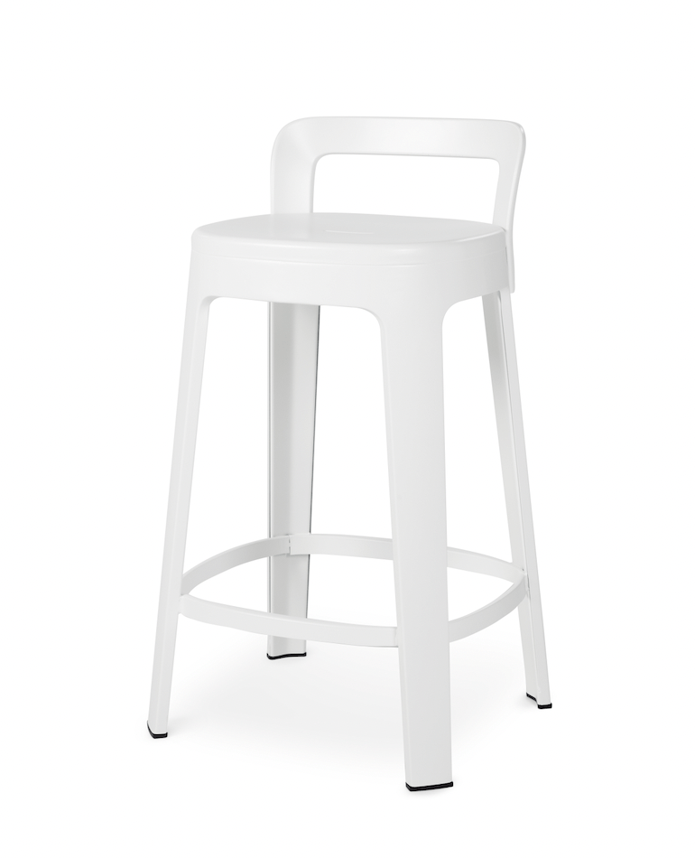 Ombra Counter Stool - RS Barcelona - Stools + Benches + Ottomans - Add Backrest - Green - HORNE