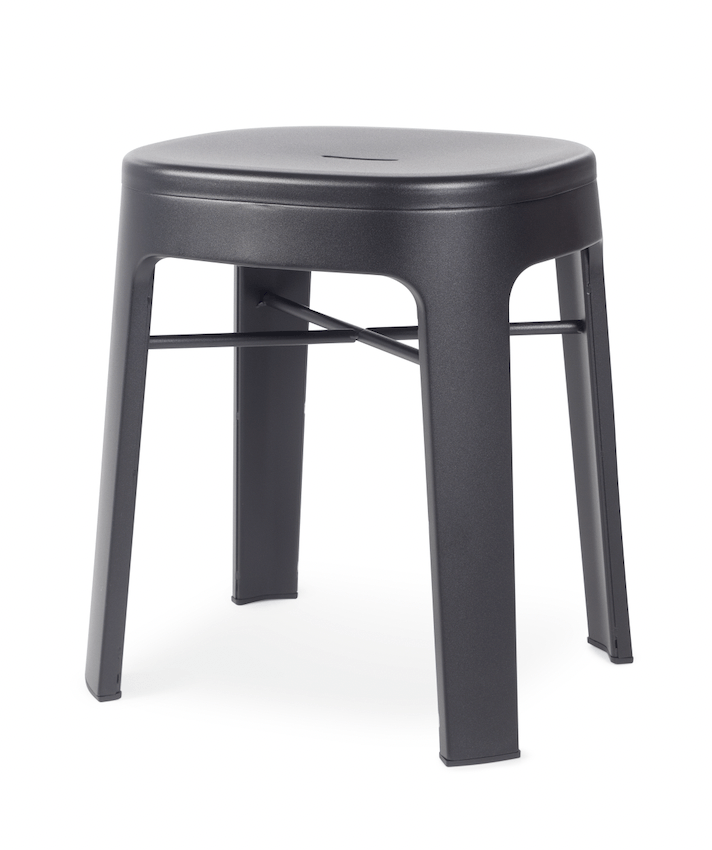 Ombra Low Stool - RS Barcelona - Stools + Benches + Ottomans - Add Backrest - Green - HORNE