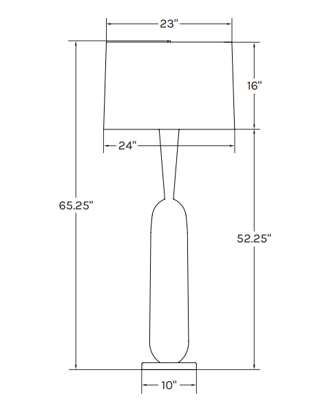 Onslow Floor Lamp - Lostine - Floor Lamps - Aspen - Black - HORNE