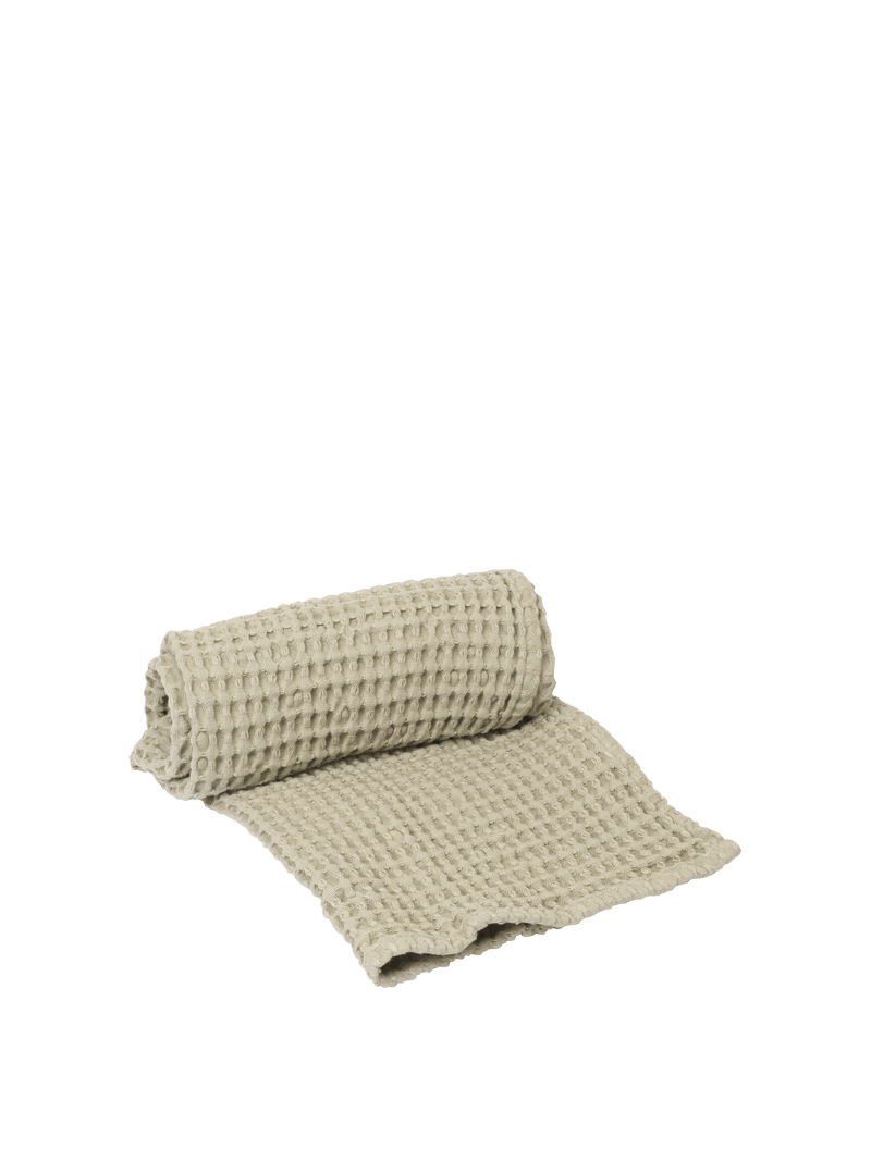 Organic Hand Towel - Ferm Living - Olive - HORNE