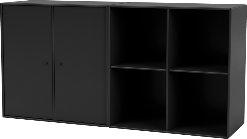 Pair Classic Sideboard - Wall Mounted - Montana - Shelving - Anthracite - HORNE