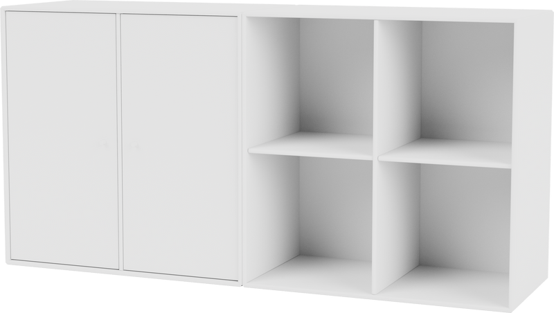 Pair Classic Sideboard - Wall Mounted - Montana - Shelving - Anthracite - HORNE