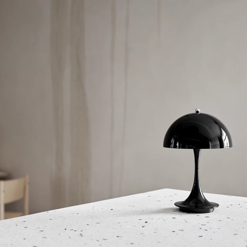 Panthella 160 Portable Table Lamp - Louis Poulsen Table + Task - Coral - HORNE