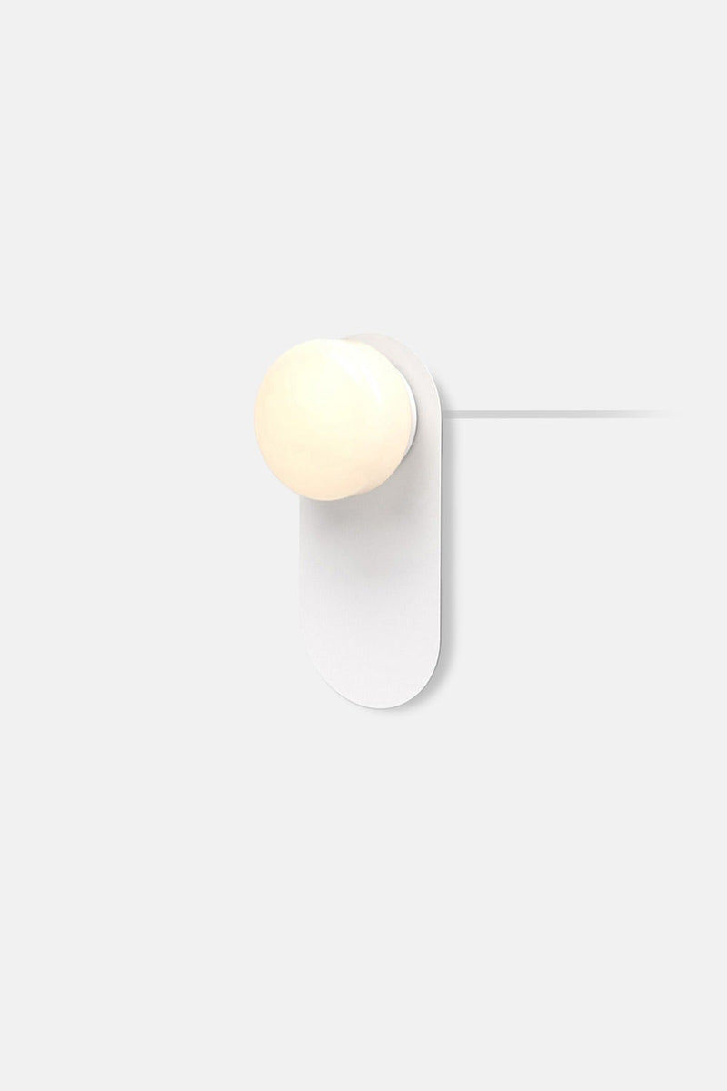 Pastille 1 Wayfind Corded - Droplet - RBW Lighting - Matte White - 2700K (warm white) - Corded Plug - in (Back) / 120V Input - HORNE