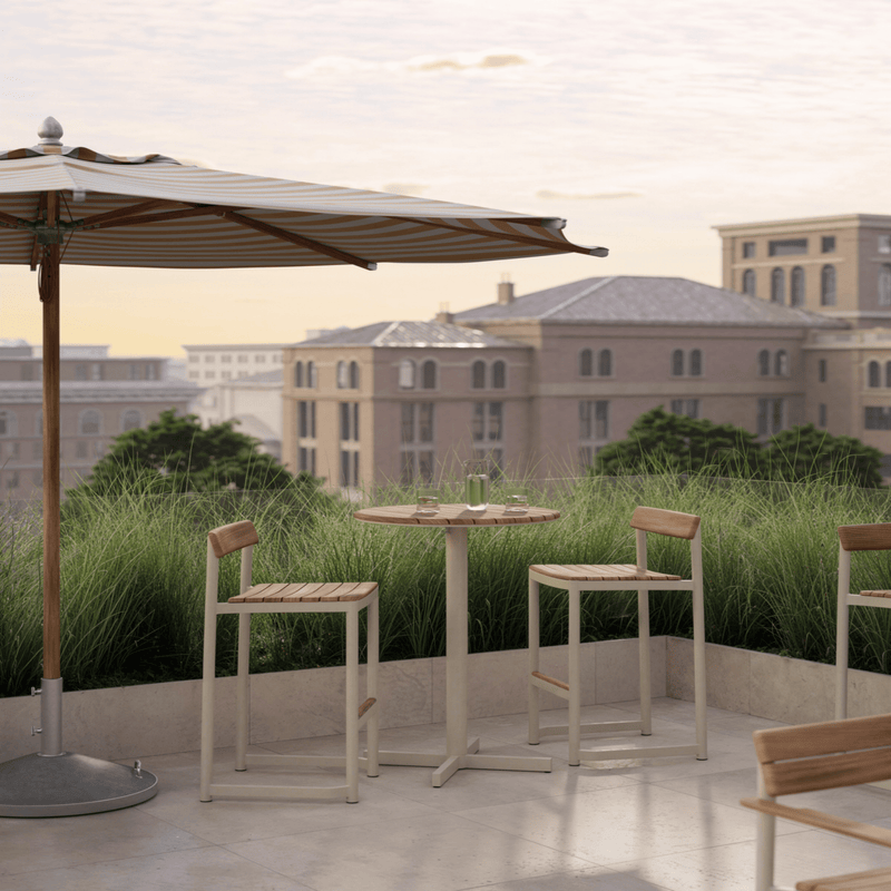 Pelagus Bar Stool - Skagerak by Fritz Hansen Chairs - Hunter Green - HORNE