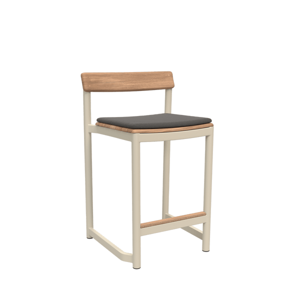 Pelagus Counter & Bar Stool Cushion - Skagerak by Fritz Hansen Blankets + Throws + Pillows - Charcoal - HORNE