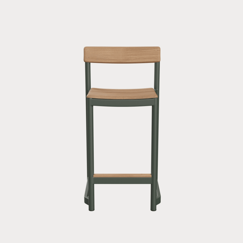 Pelagus Counter Stool - Skagerak by Fritz Hansen Chairs - Hunter Green - HORNE