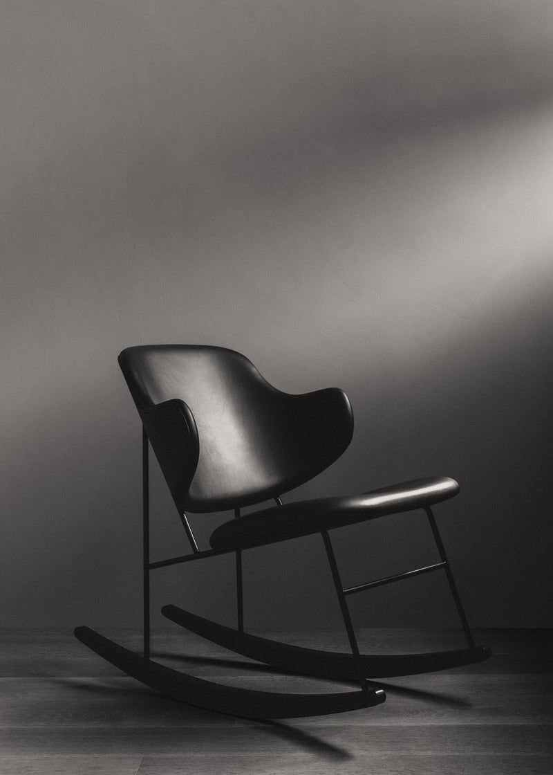 Penguin Rocking Chair - Fully Upholstered - Audo Copenhagen - Chairs - Dakar 0842 - HORNE