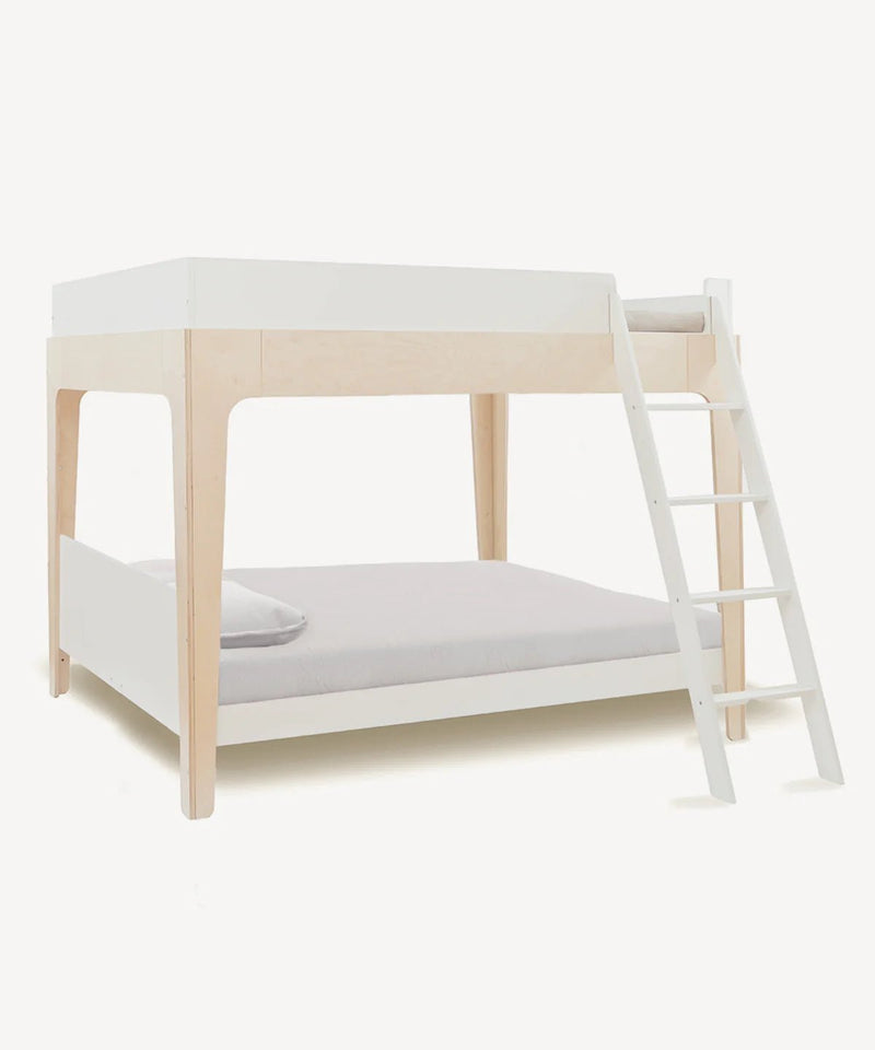 Perch Full Bunk Bed - Oeuf Kids + Baby - White/Birch - HORNE