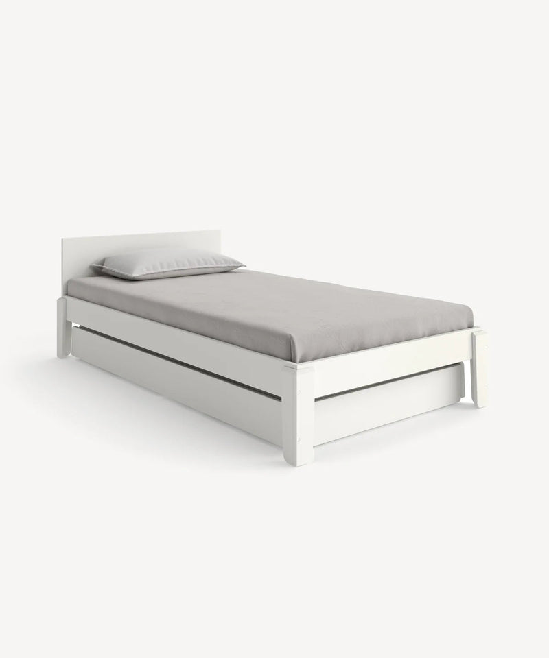 Perch Twin Lower Bed - White - Oeuf Kids + Baby - HORNE