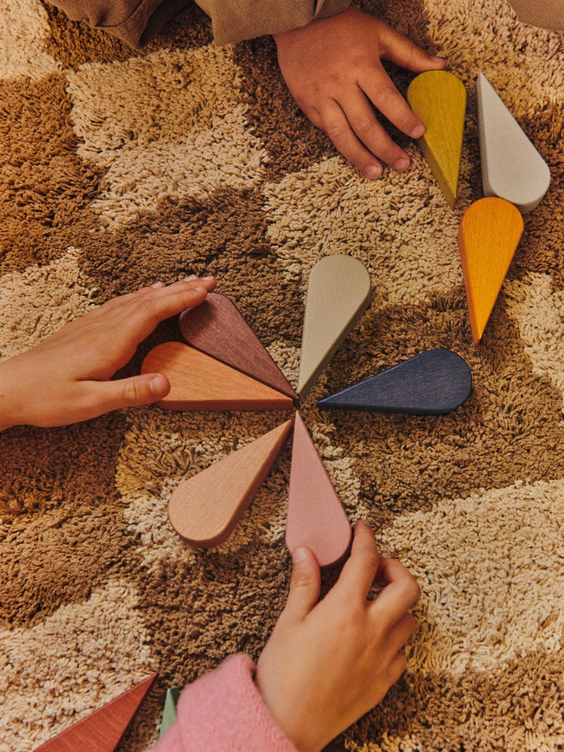 Petal Play Blocks - Ferm Living Art + Objects - HORNE