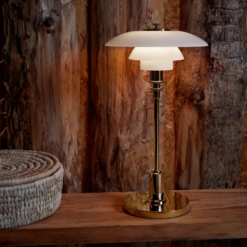 PH 2/1 Portable Lamp - Louis Poulsen Table + Task - Brass - HORNE